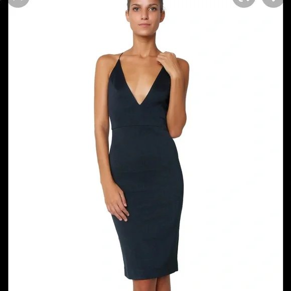 Maurie + Eve Dresses | Maurie & Eve Aquila Dress Black Backless Strappy | Color: Black | Size: 4 | Poshingposh's Closet